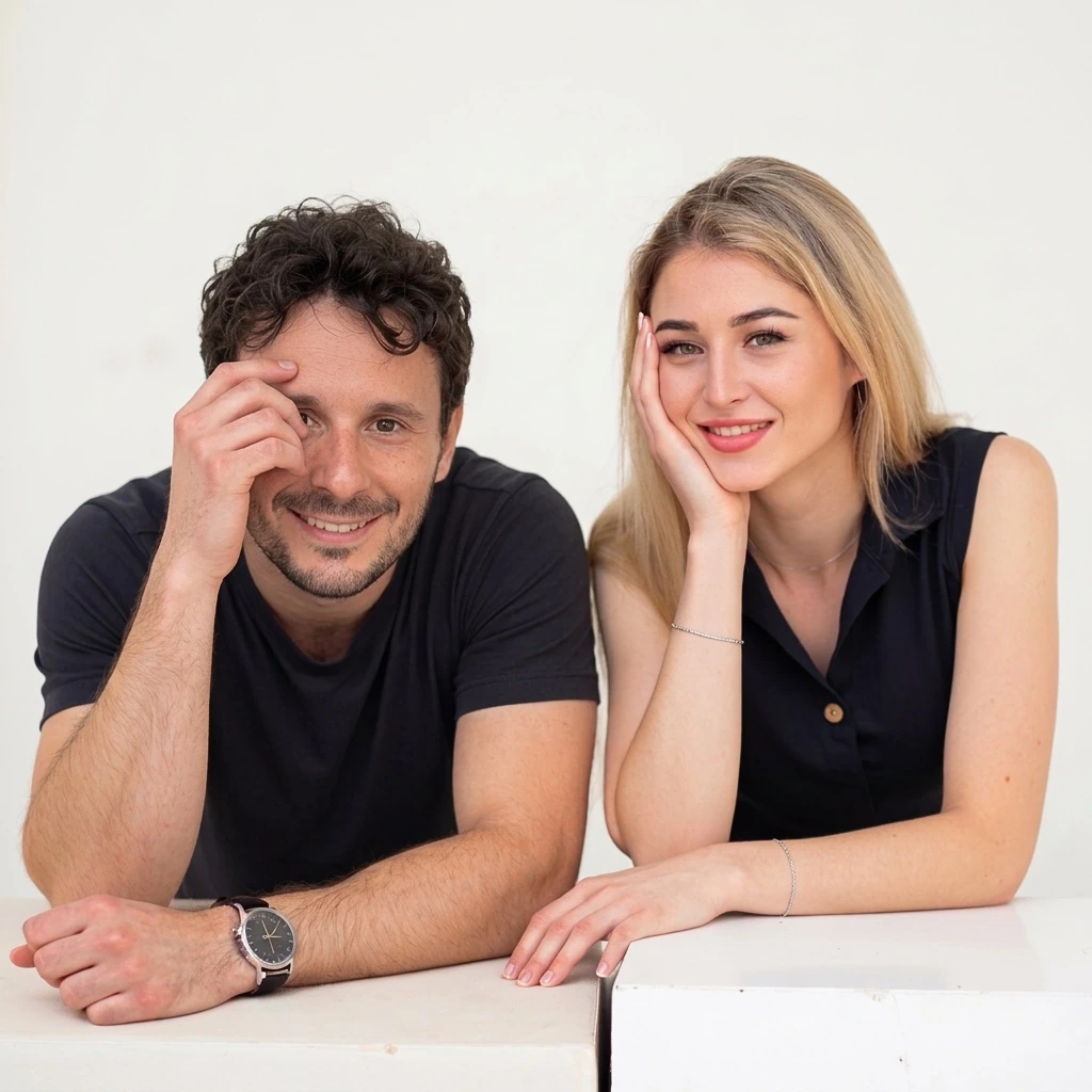 Olga & Joyd — the two founders of OJ Studio